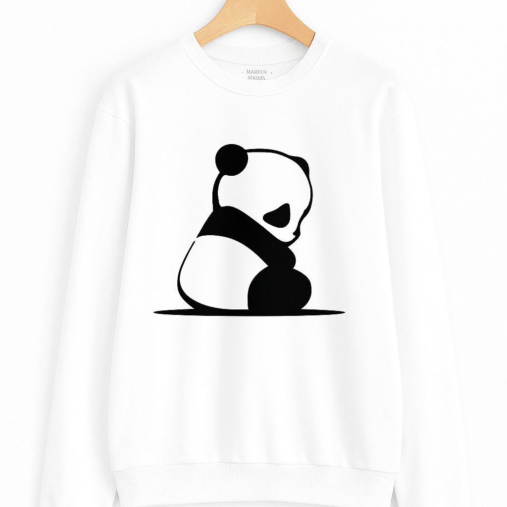 Cute Panda Graphic Sweatshirt