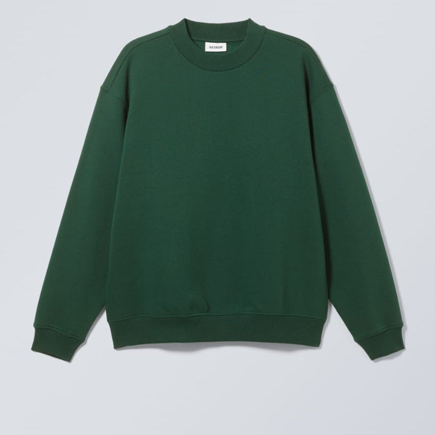 Forest Green Essential Men’s Sweatshirt 🌲🖤