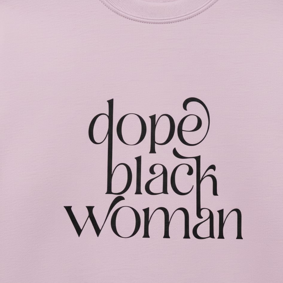 Dope Black Woman Empowerment Sweatshirt ✨💗