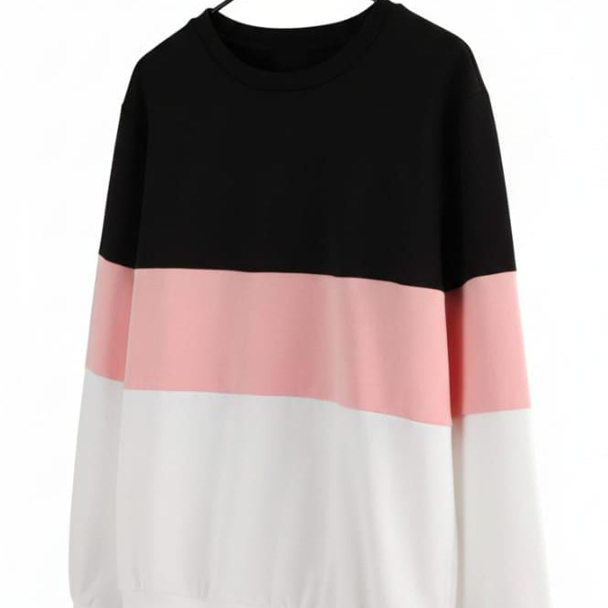 color-block sweatshirt