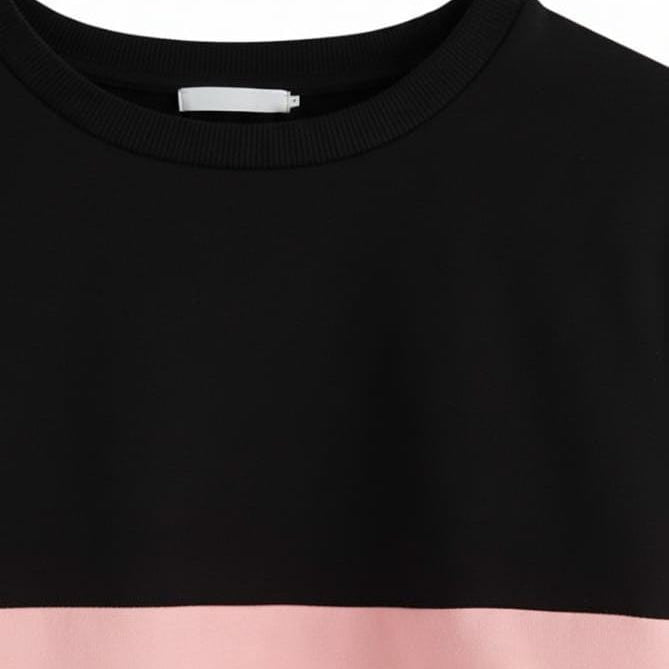 color-block sweatshirt