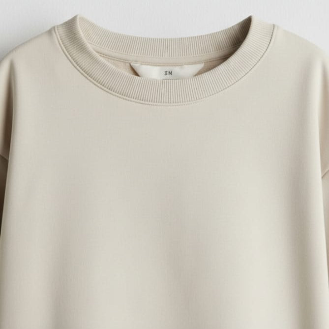 Classic Cream Men’s Crewneck Sweatshirt 🤍✨