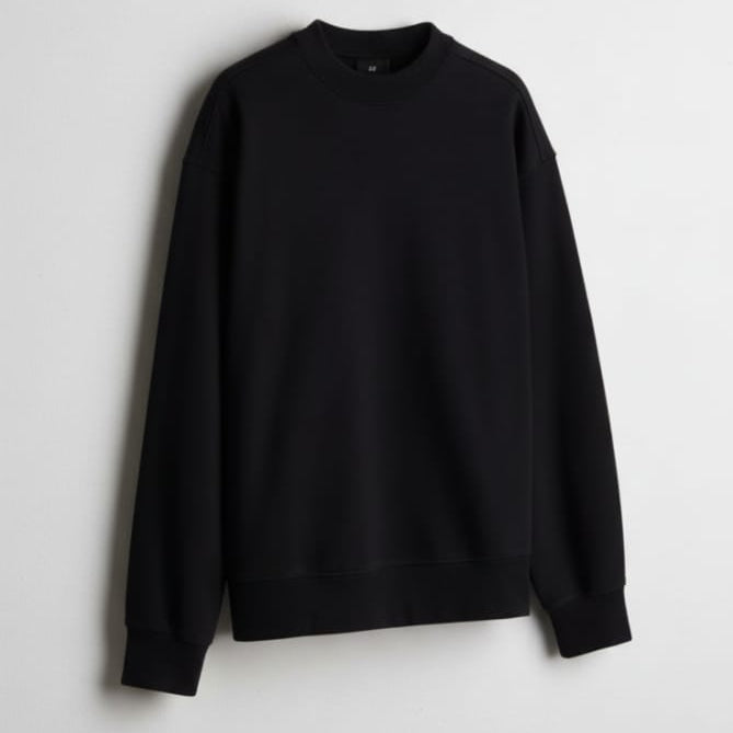 Black Crewneck Sweatshirt