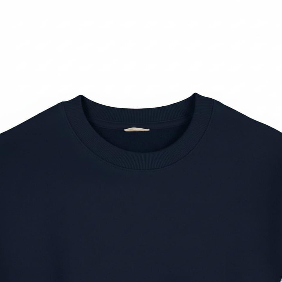 Navy Essential Crewneck Sweatshirt